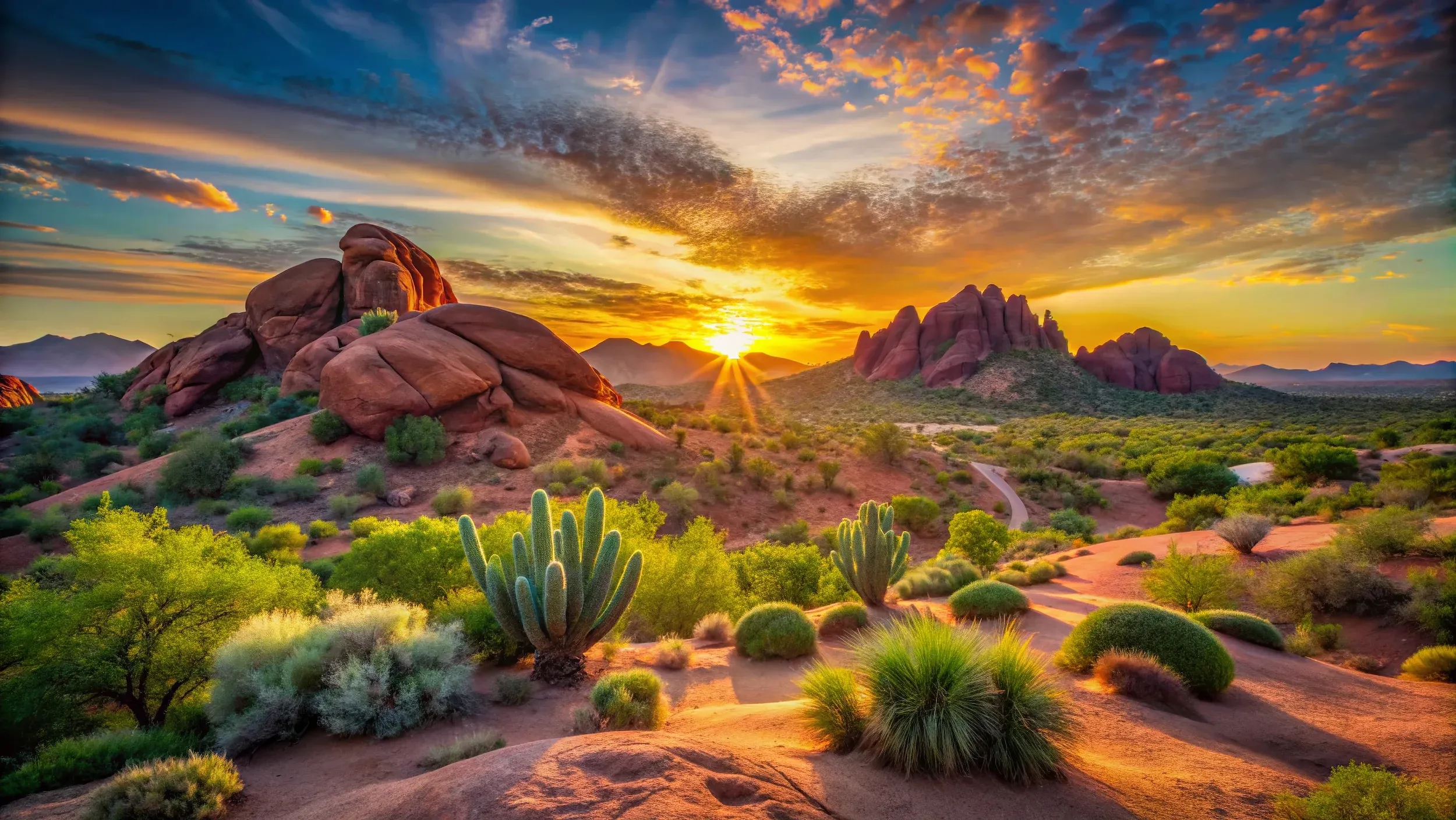 Desert Mountain Landscape